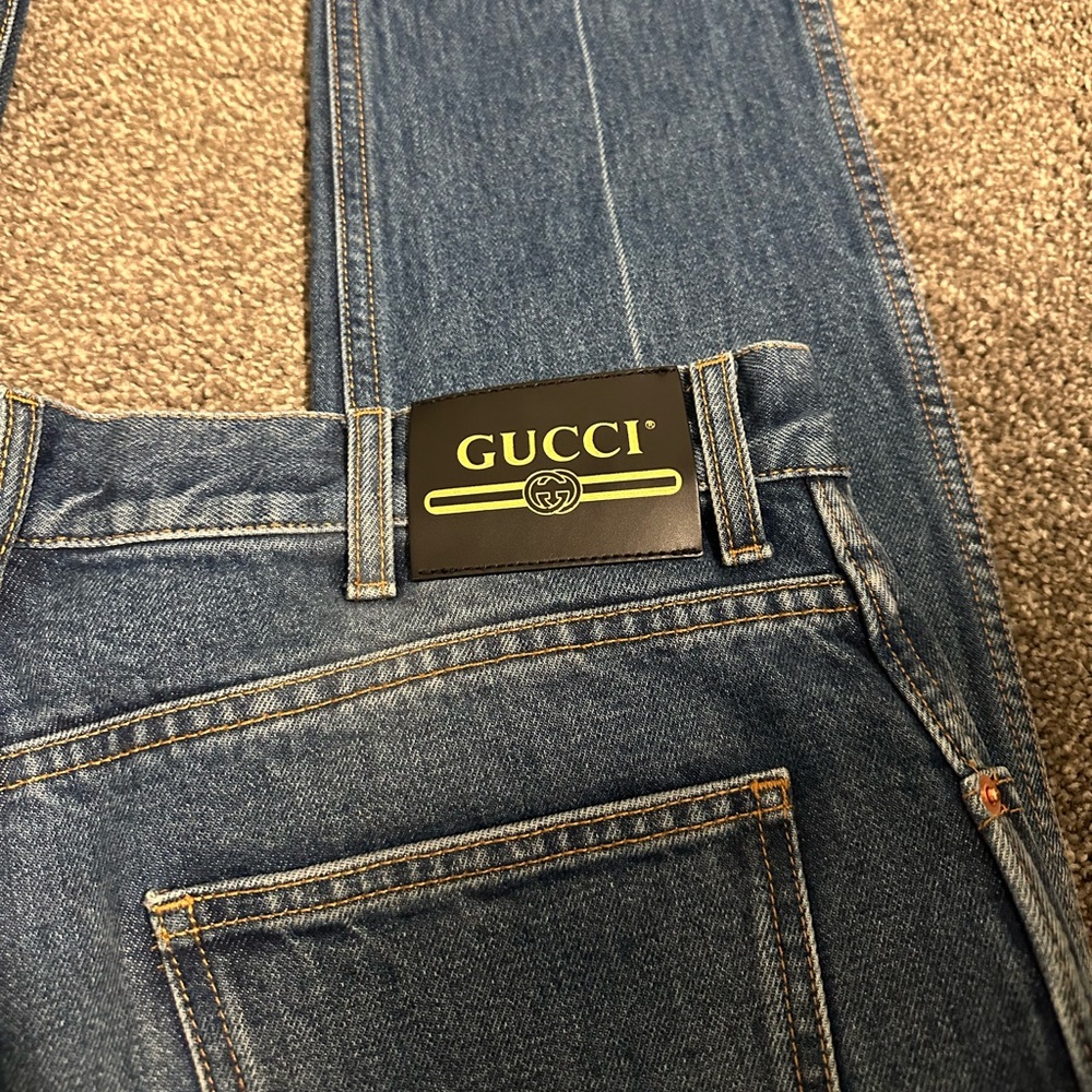 Gucci Slim Straight Denim 32x29 | SS20 Alessandro Michele | Made in Italy